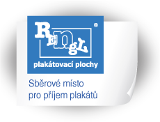 Sběrné místo pro příjem plakátů pro společnost plakátovací plochy RENGL, s.r.o.